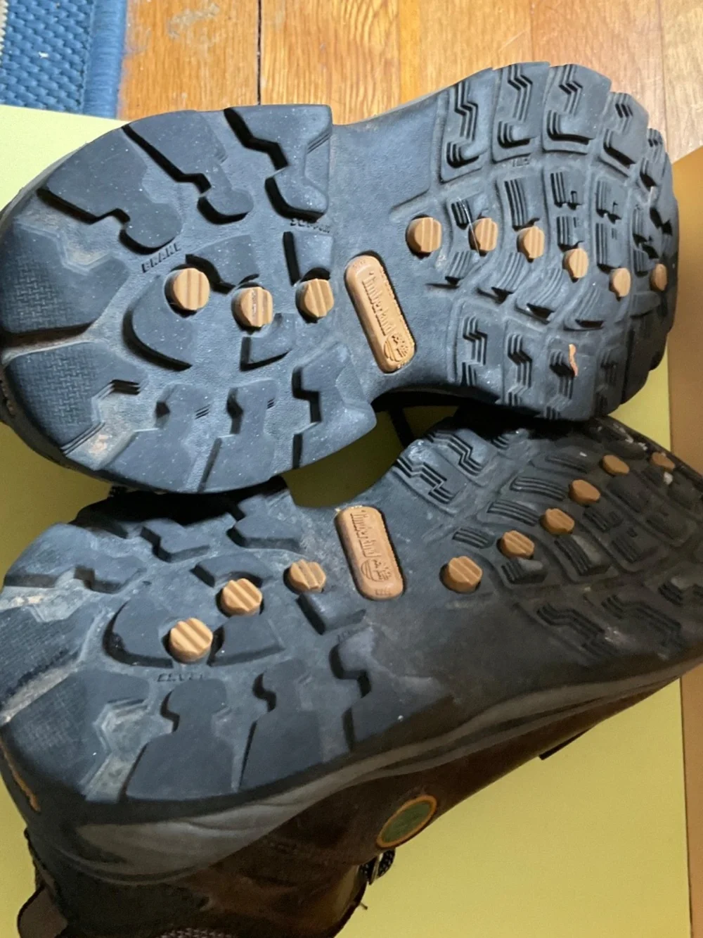 Timberland Womens Brown Leather Hiking Boots Size 8 - Picture 5 of 9